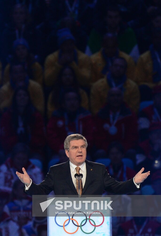 2014 Winter Olympics. Closing ceremony