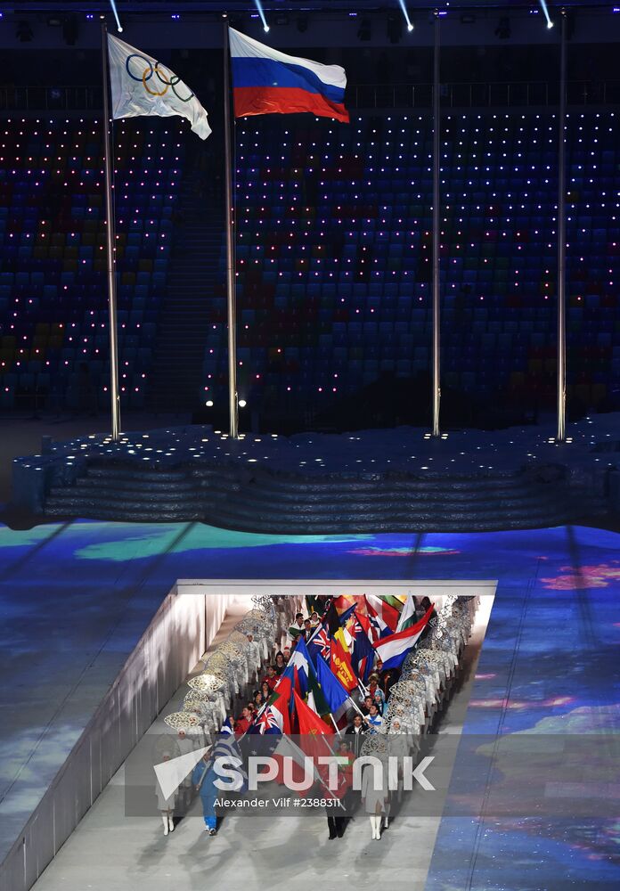 2014 Winter Olympics. Closing ceremony