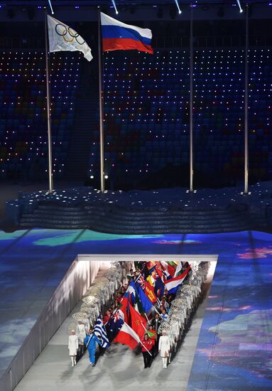 2014 Winter Olympics. Closing ceremony