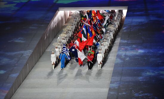 2014 Winter Olympics. Closing ceremony