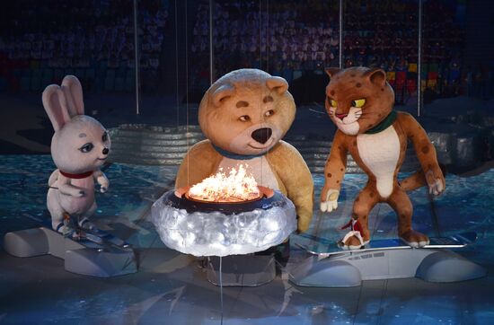 2014 Winter Olympics. Closing ceremony