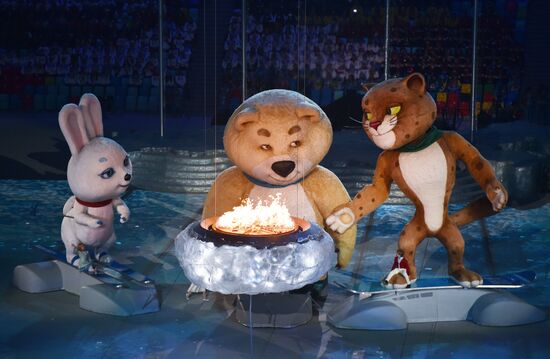 2014 Winter Olympics. Closing ceremony