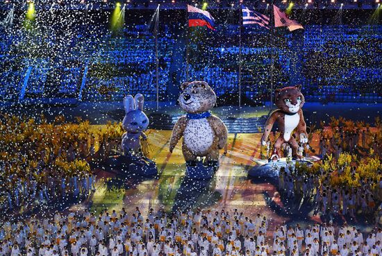 2014 Winter Olympics. Closing ceremony