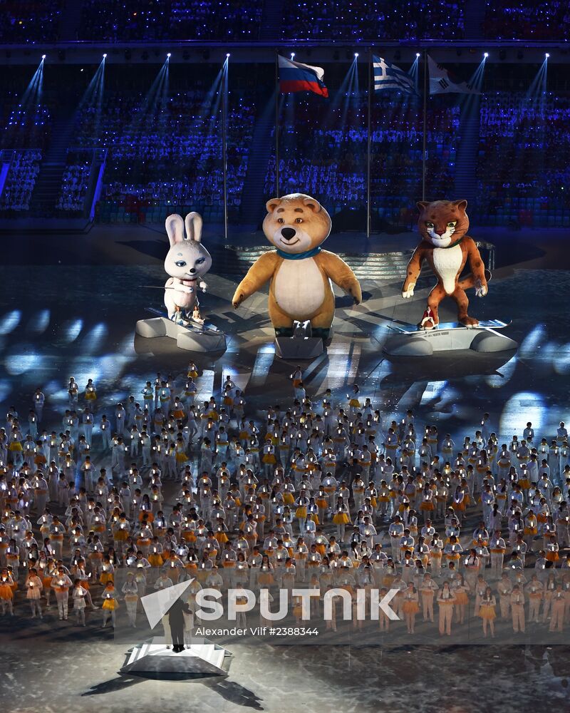 2014 Winter Olympics. Closing ceremony