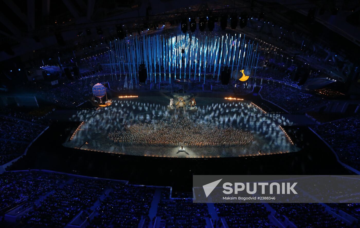 2014 Winter Olympics. Closing ceremony
