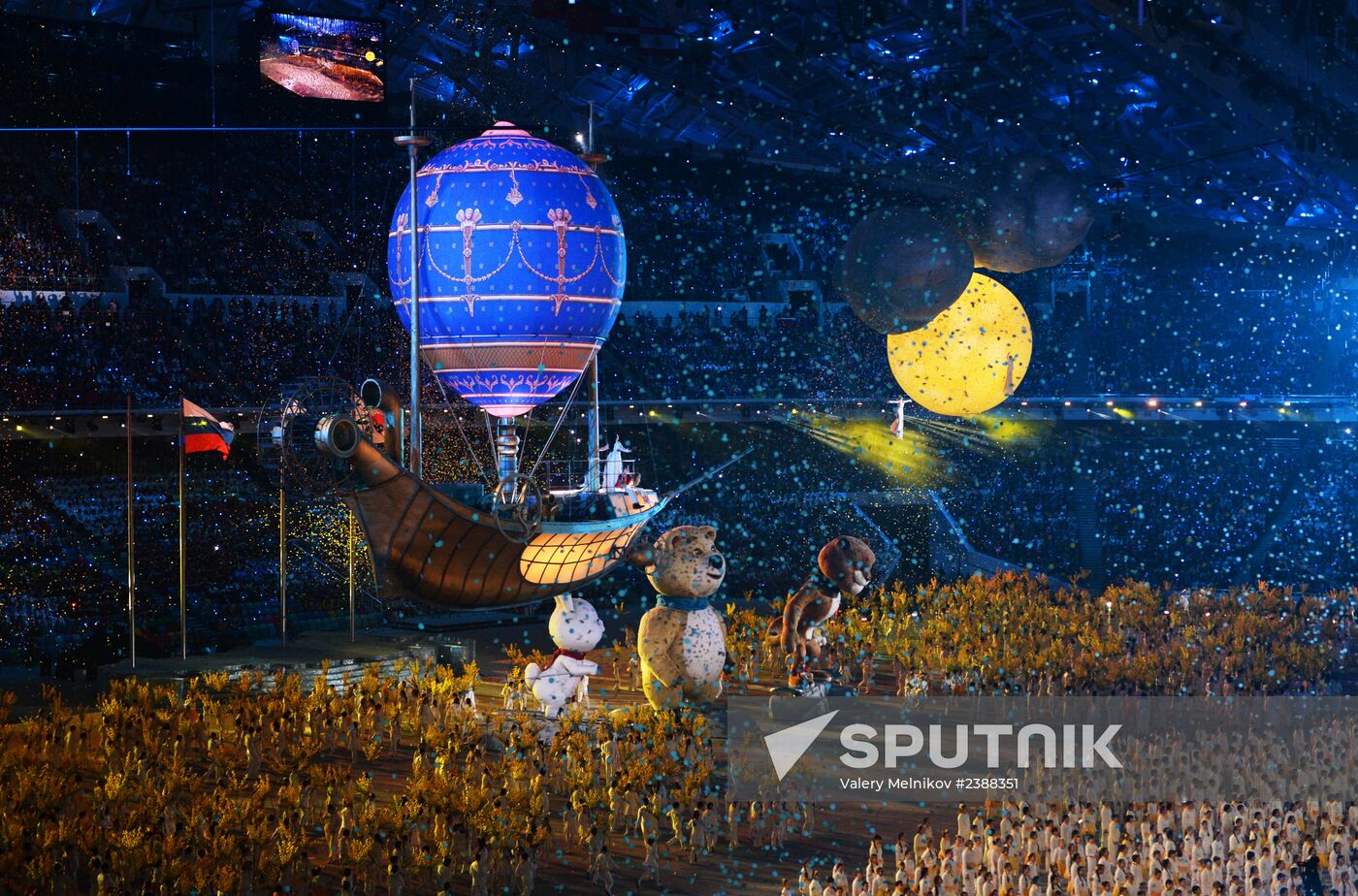 2014 Winter Olympics. Closing ceremony