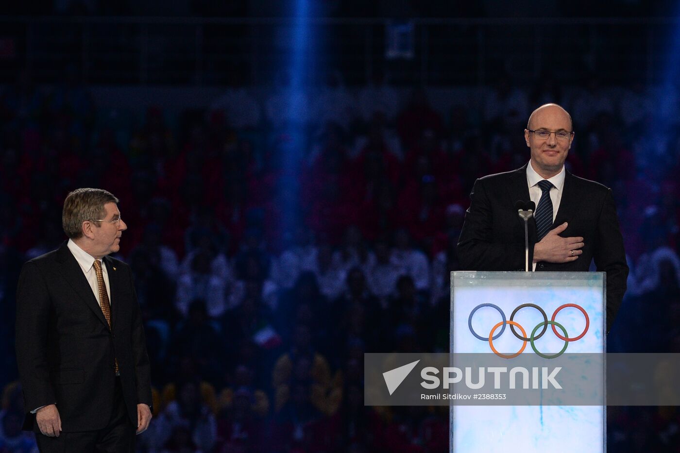 2014 Winter Olympics. Closing ceremony