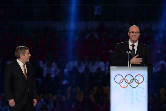 2014 Winter Olympics. Closing ceremony