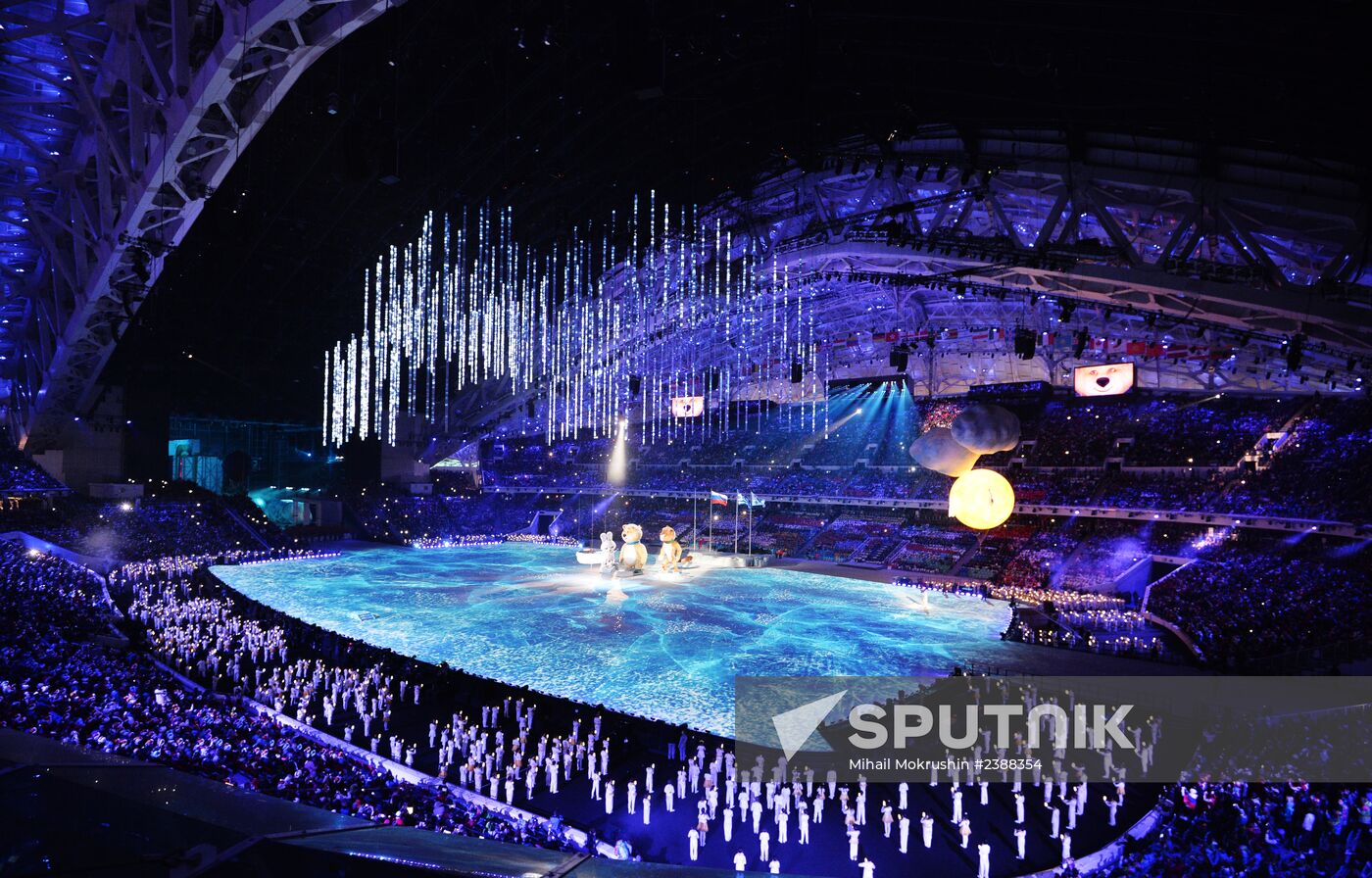 2014 Winter Olympics. Closing ceremony