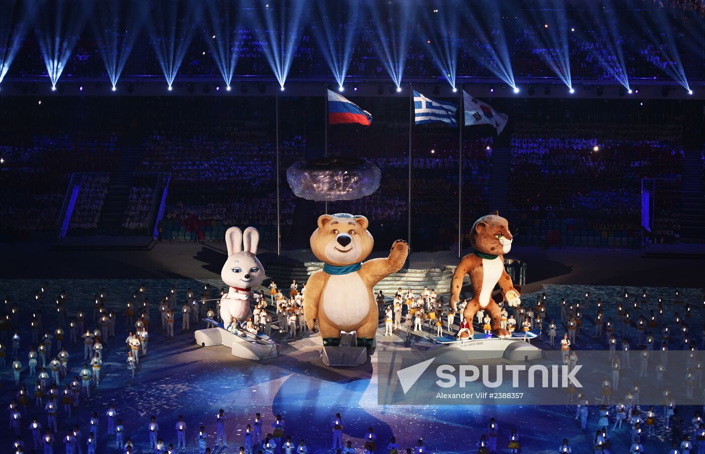 2014 Winter Olympics. Closing ceremony