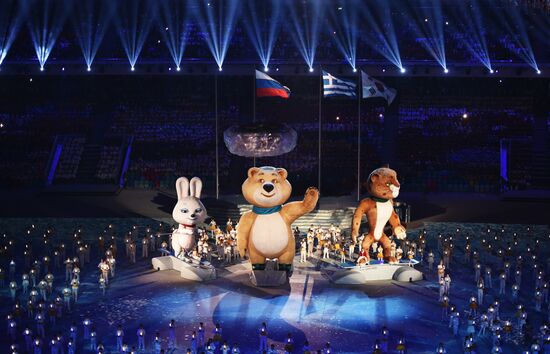 2014 Winter Olympics. Closing ceremony