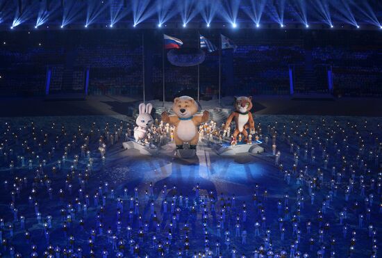 2014 Winter Olympics. Closing ceremony