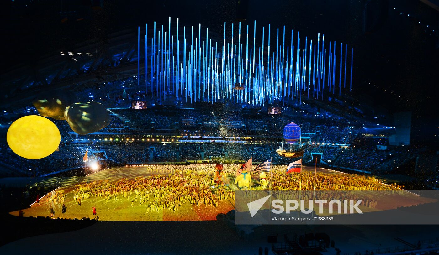 2014 Winter Olympics. Closing ceremony