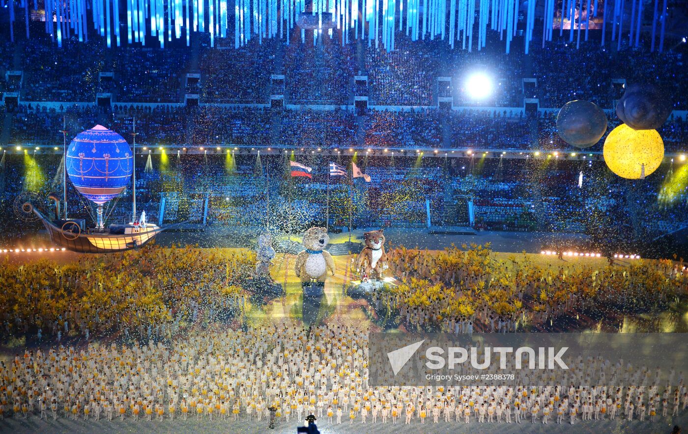 2014 Winter Olympics. Closing ceremony