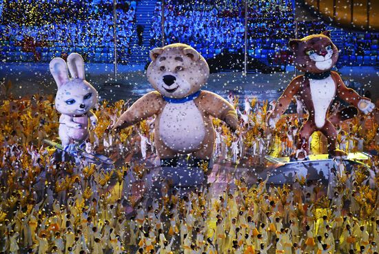 2014 Winter Olympics. Closing ceremony