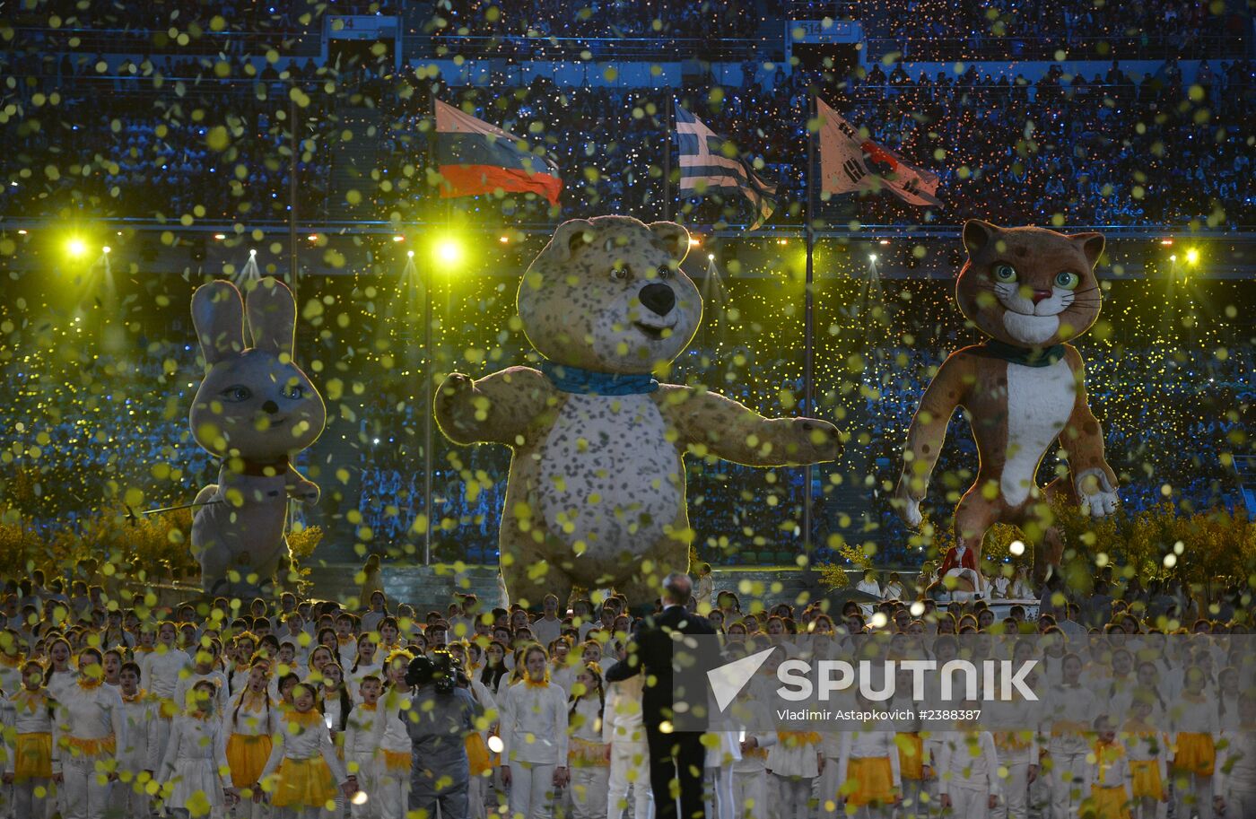 2014 Winter Olympics. Closing ceremony