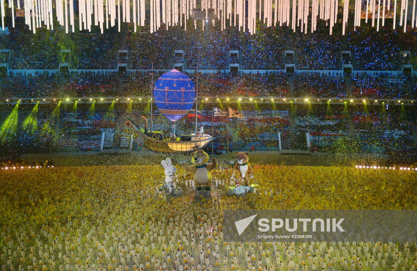 2014 Winter Olympics. Closing ceremony