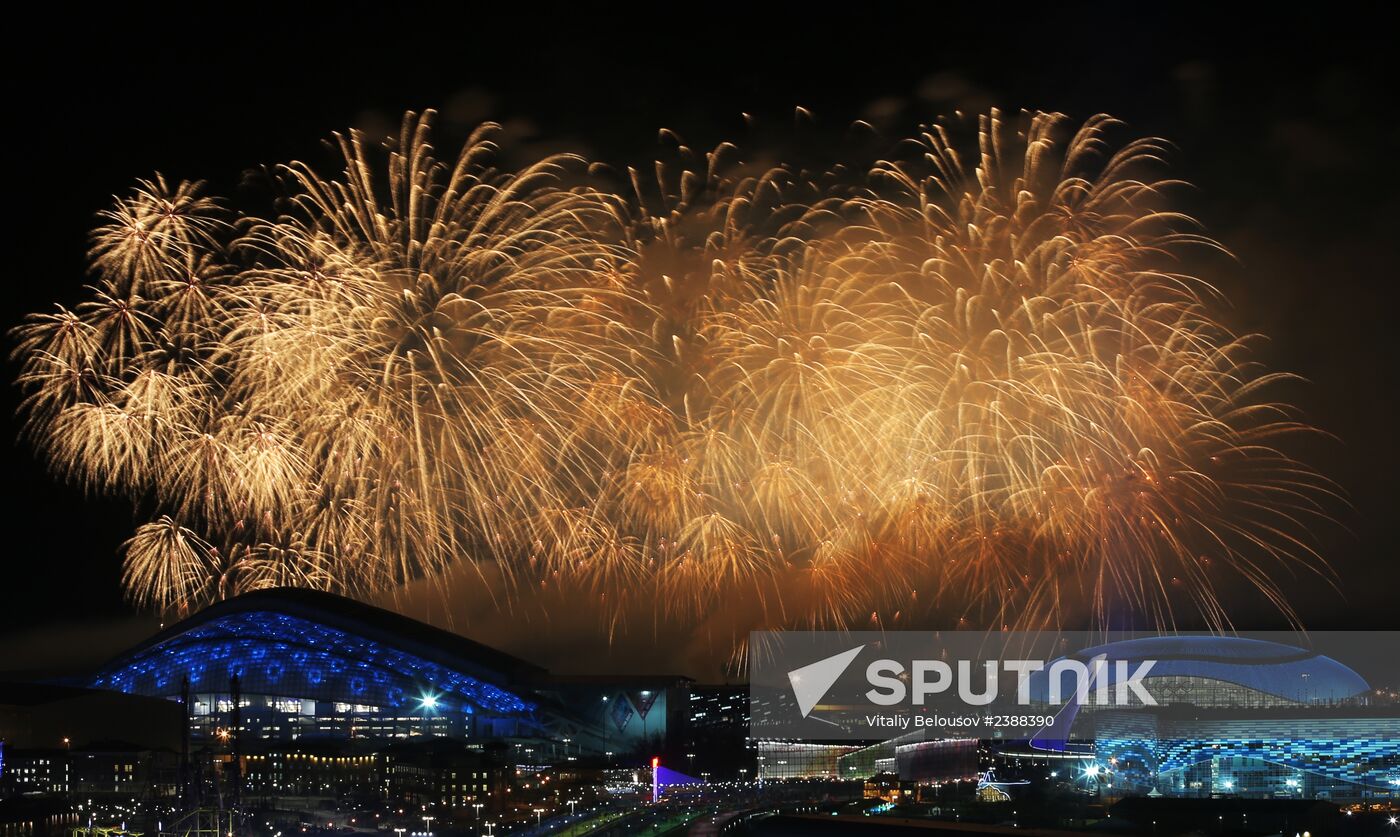 2014 Winter Olympics. Closing ceremony