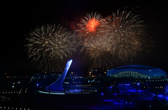 2014 Winter Olympics. Closing ceremony