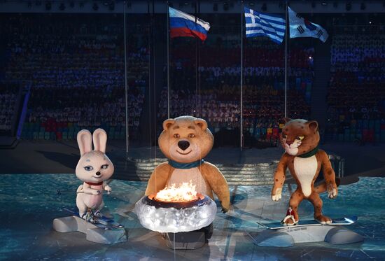 2014 Winter Olympics. Closing ceremony