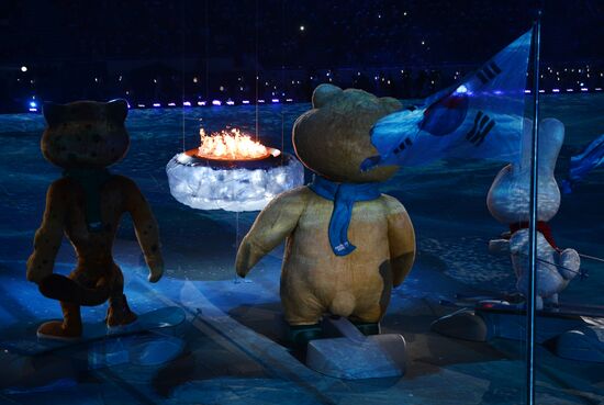 2014 Winter Olympics. Closing ceremony