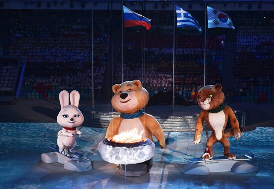 2014 Winter Olympics. Closing ceremony