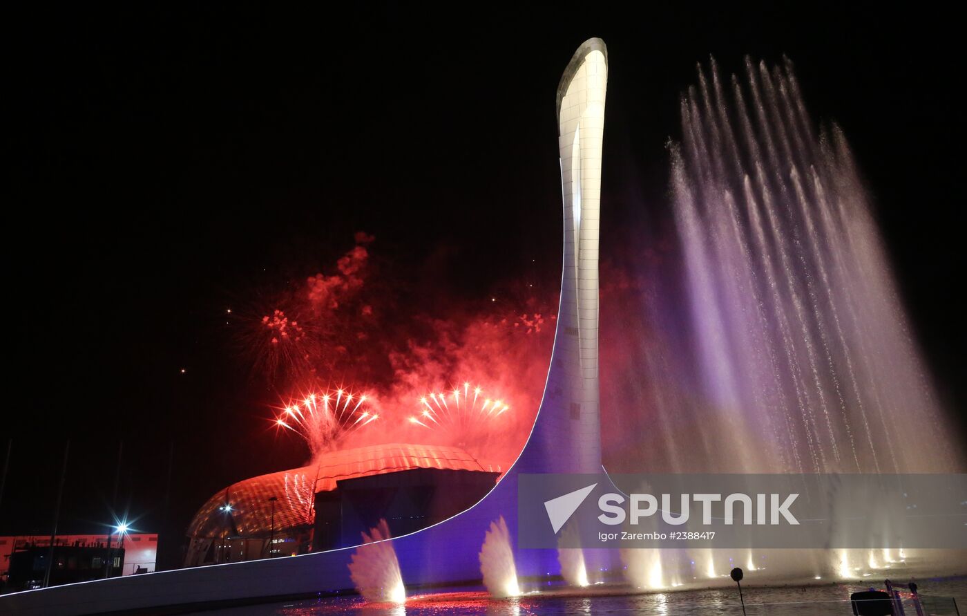 2014 Winter Olympics. Closing ceremony