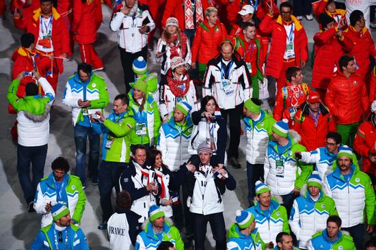 2014 Winter Olympics. Closing ceremony