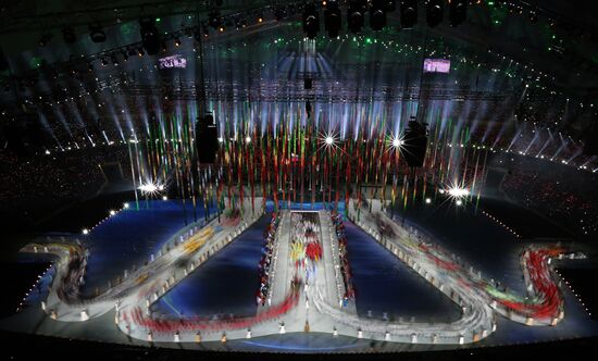 2014 Winter Olympics. Closing ceremony