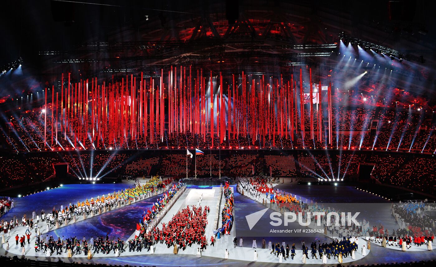 2014 Winter Olympics. Closing ceremony