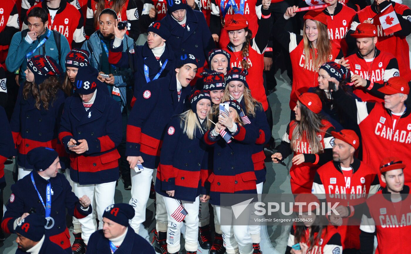 2014 Winter Olympics. Closing ceremony