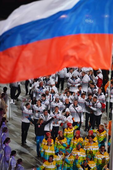 2014 Winter Olympics. Closing ceremony