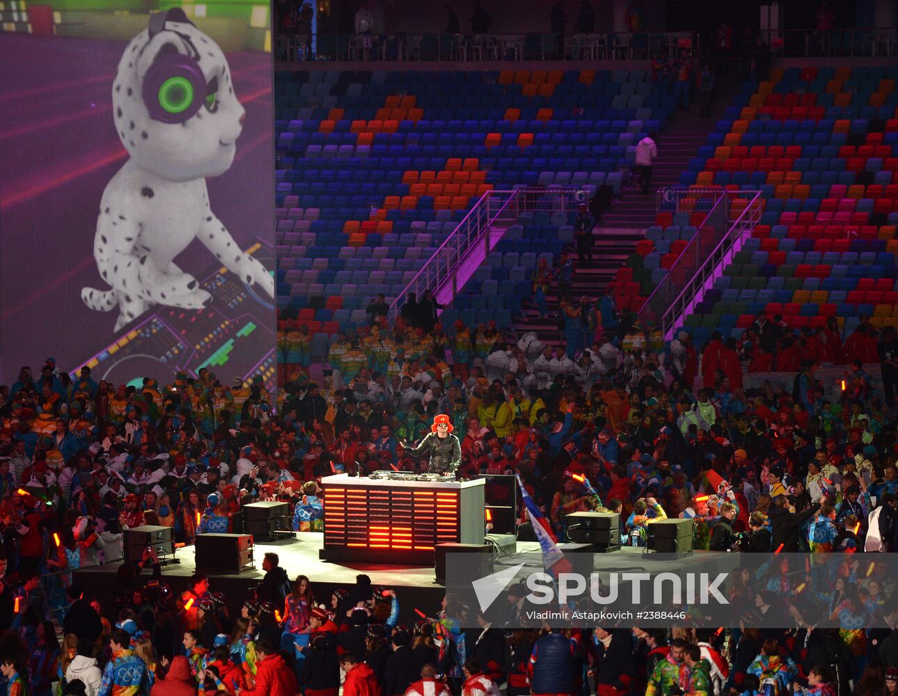 2014 Winter Olympics. Closing ceremony