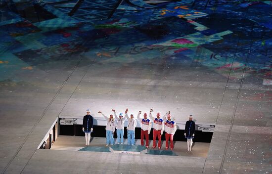2014 Winter Olympics. Closing ceremony