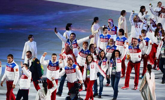 2014 Winter Olympics. Closing ceremony