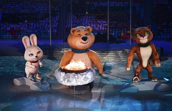 2014 Winter Olympics. Closing ceremony