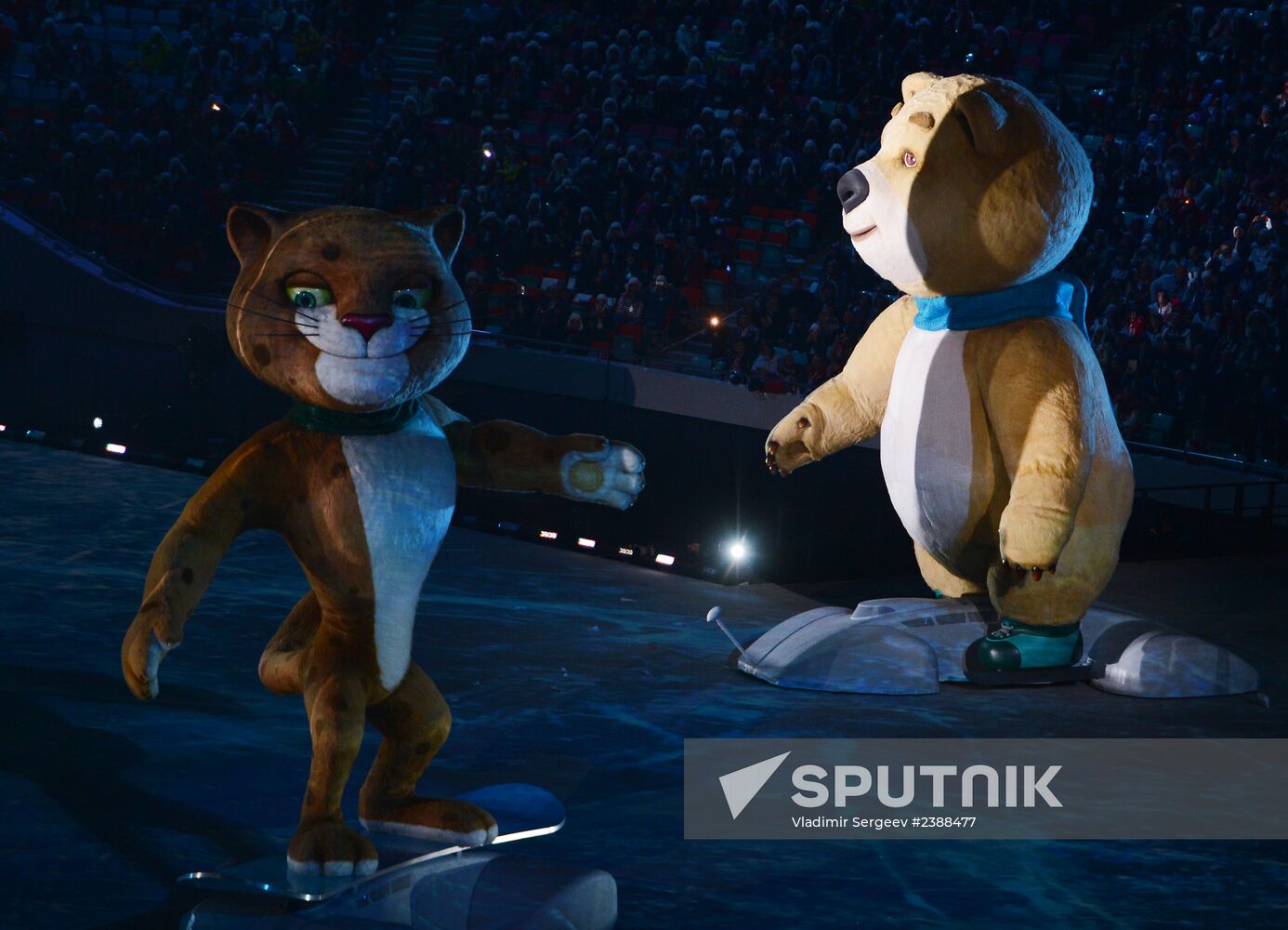 2014 Winter Olympics. Closing ceremony