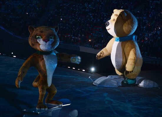 2014 Winter Olympics. Closing ceremony