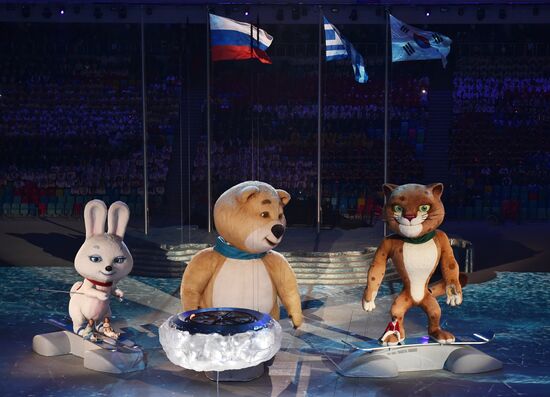 2014 Winter Olympics. Closing ceremony