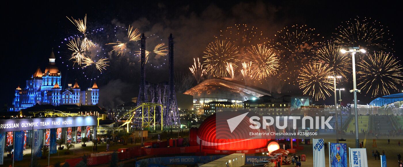 2014 Winter Olympics. Closing ceremony