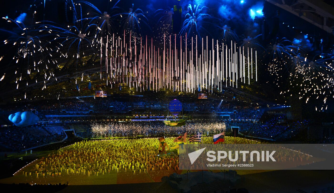 2014 Winter Olympics. Closing ceremony