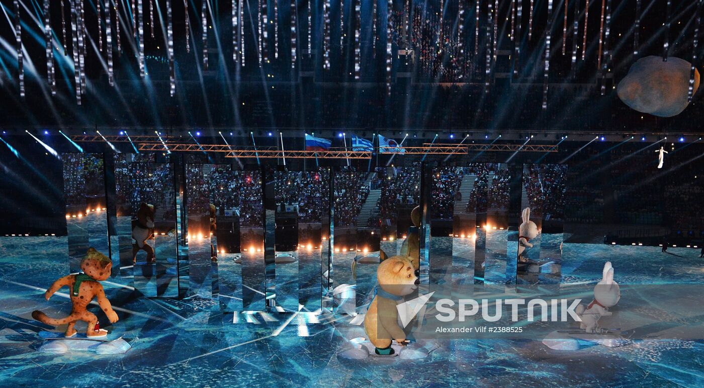 2014 Winter Olympics. Closing ceremony