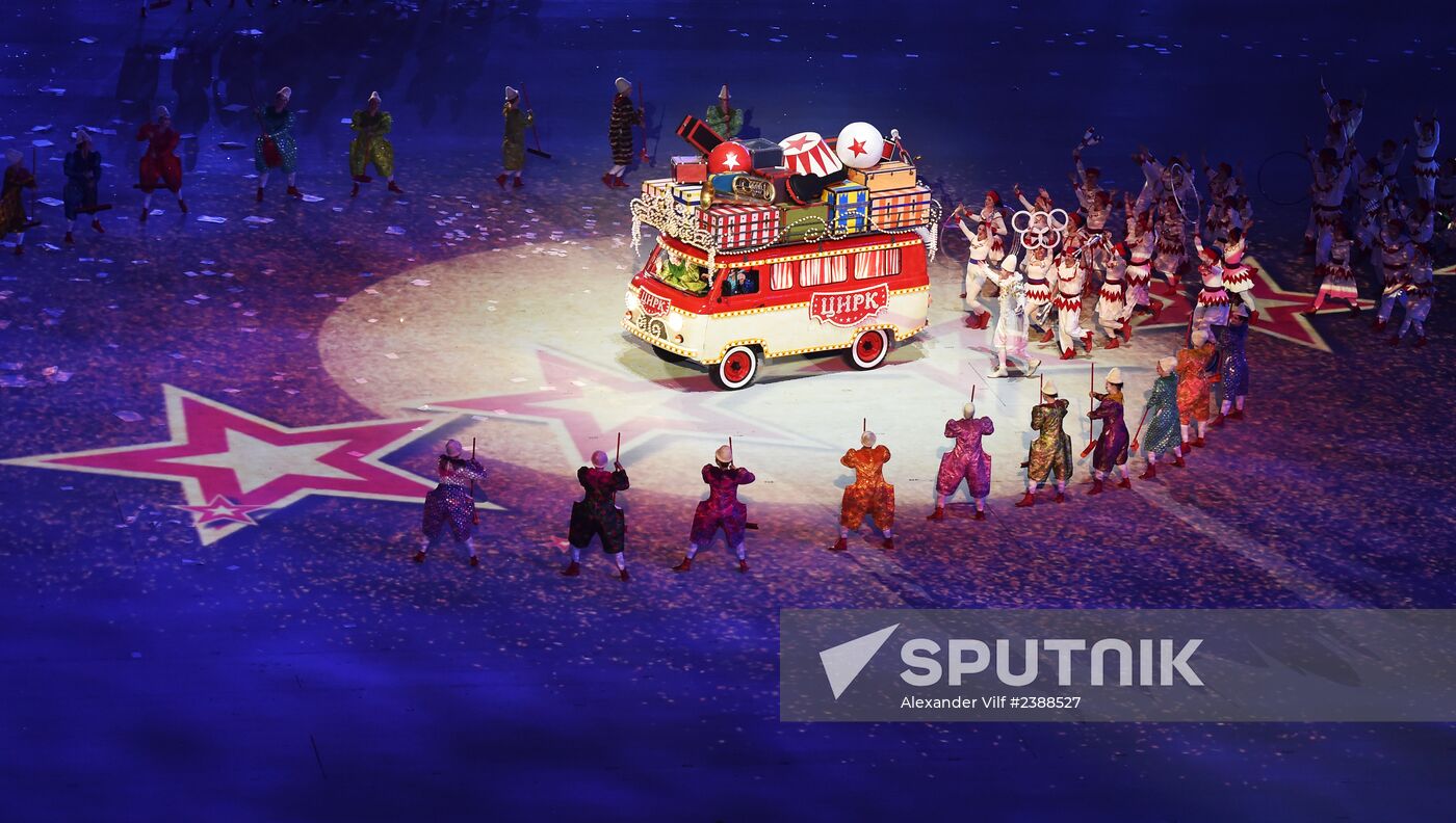 2014 Winter Olympics. Closing ceremony