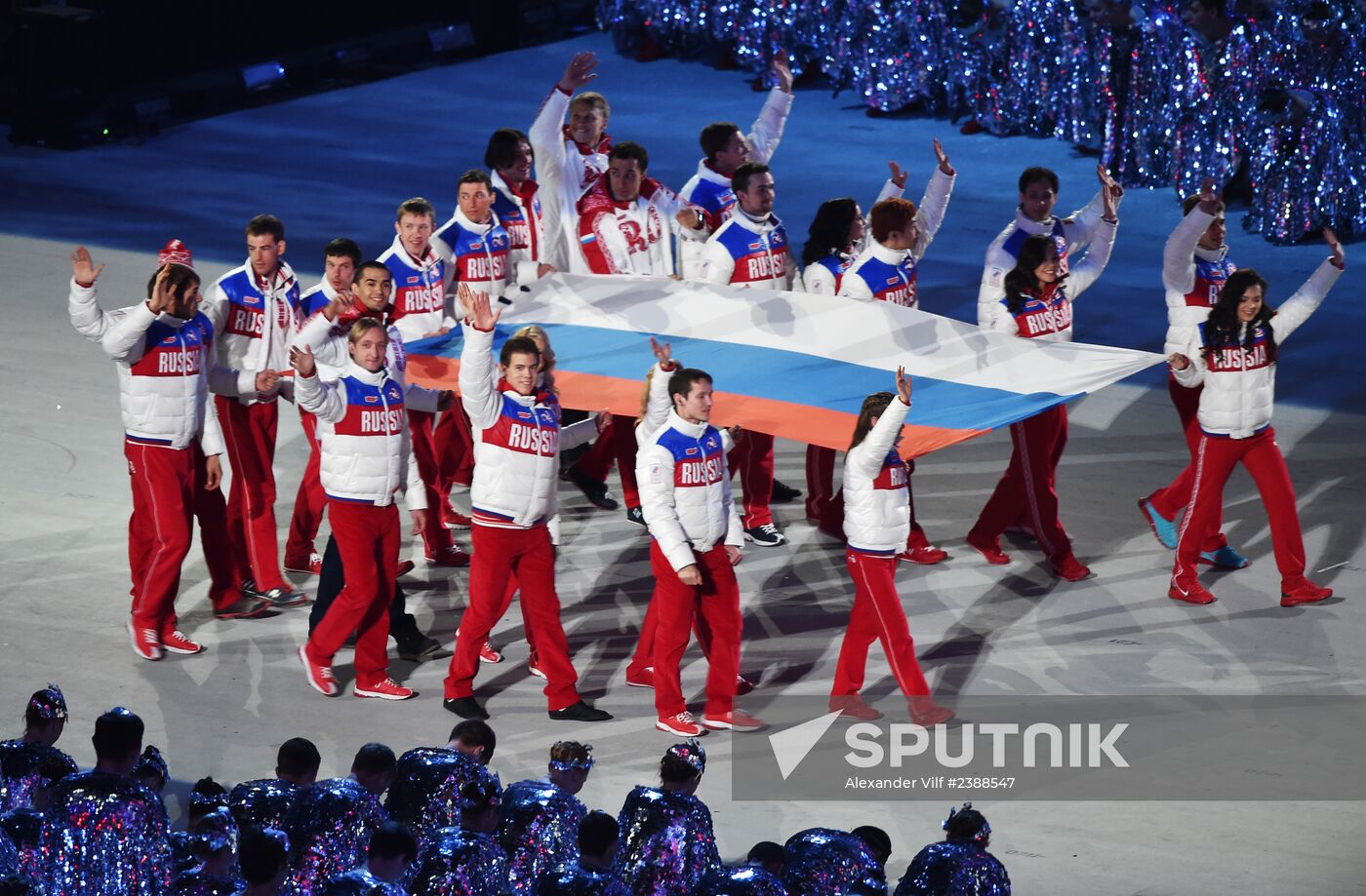 2014 Winter Olympics. Closing ceremony