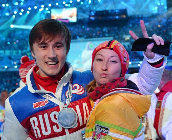 2014 Winter Olympics. Closing ceremony