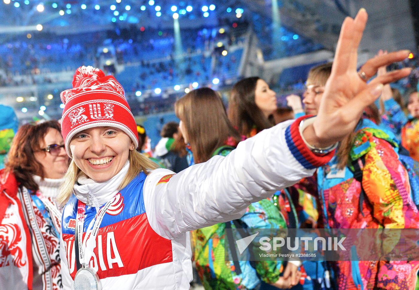2014 Winter Olympics. Closing ceremony