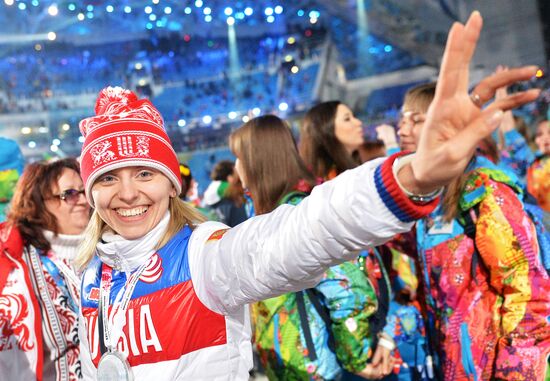 2014 Winter Olympics. Closing ceremony