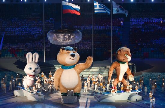 2014 Winter Olympics. Closing ceremony