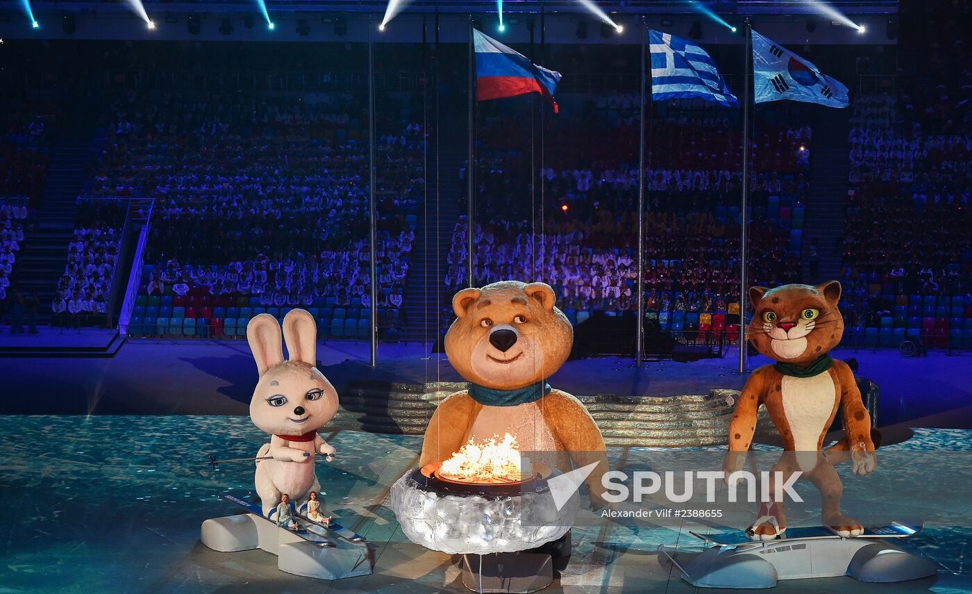 2014 Winter Olympics. Closing ceremony