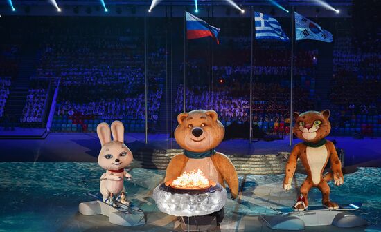 2014 Winter Olympics. Closing ceremony
